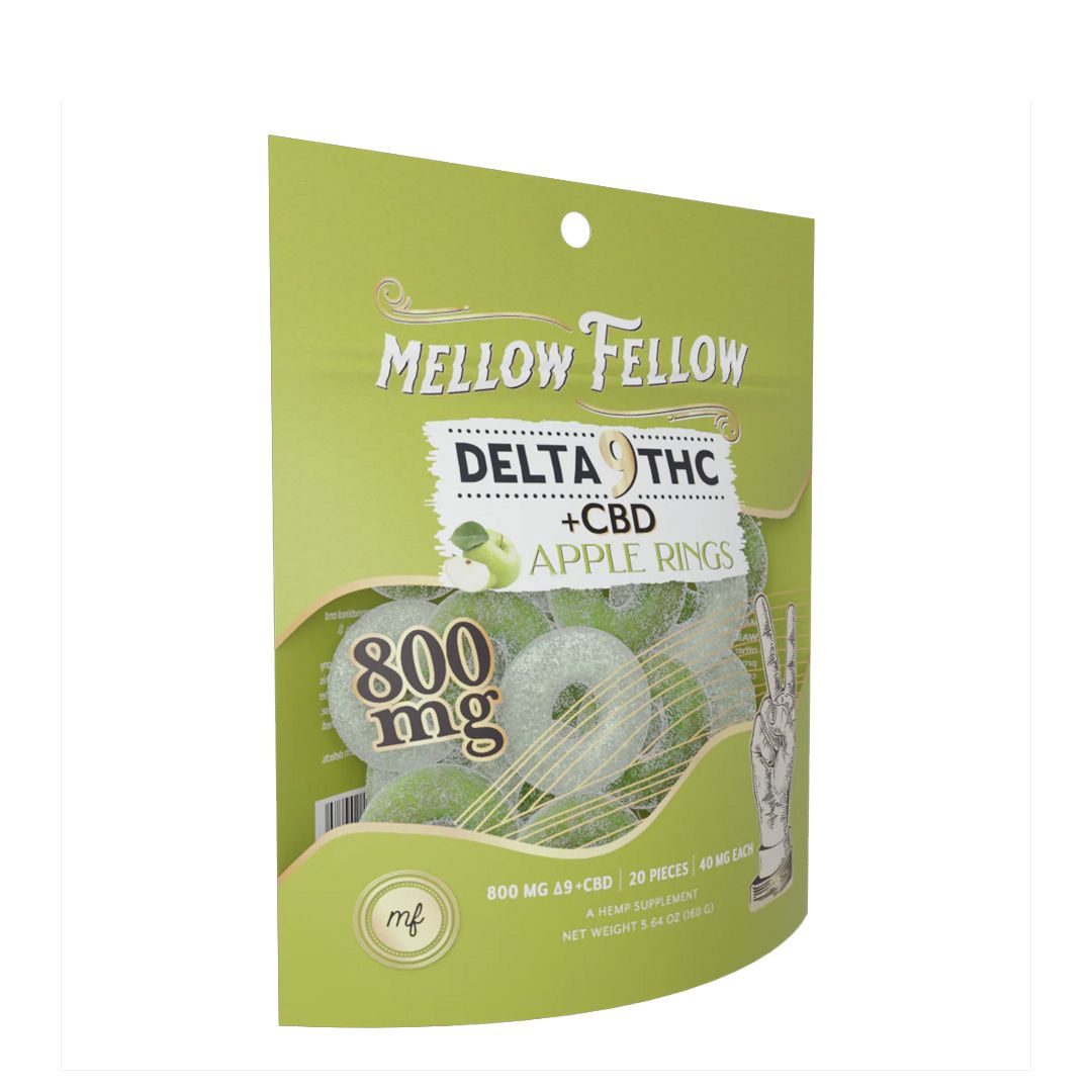 MELLOW FELLOW D9 THC+ CBD GUMMIES 20CT/BAG