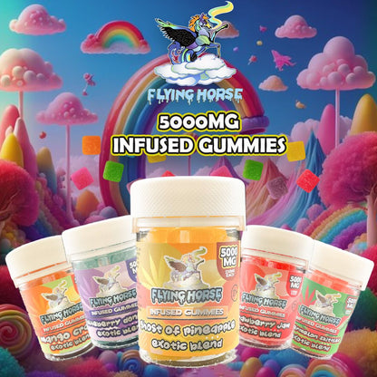 FLYING HORSE INFUSED GUMMIES 5000MG