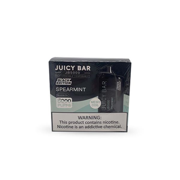 JUICY BAR 5000PUFFS BLACK EDITION DISPOSABLE 10CT/BX