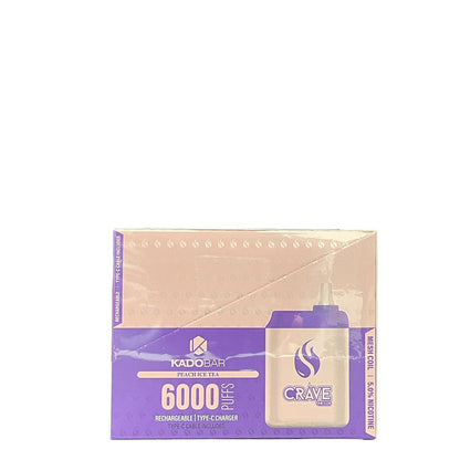 KADO BAR 6000PUFFFS DISPOSABLE VAPE 5CT/BX