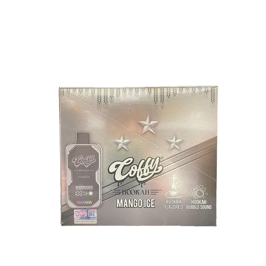 COFFY HOOKAH 12000PUFFS DISPOSABLE VAPE 5CT/BX