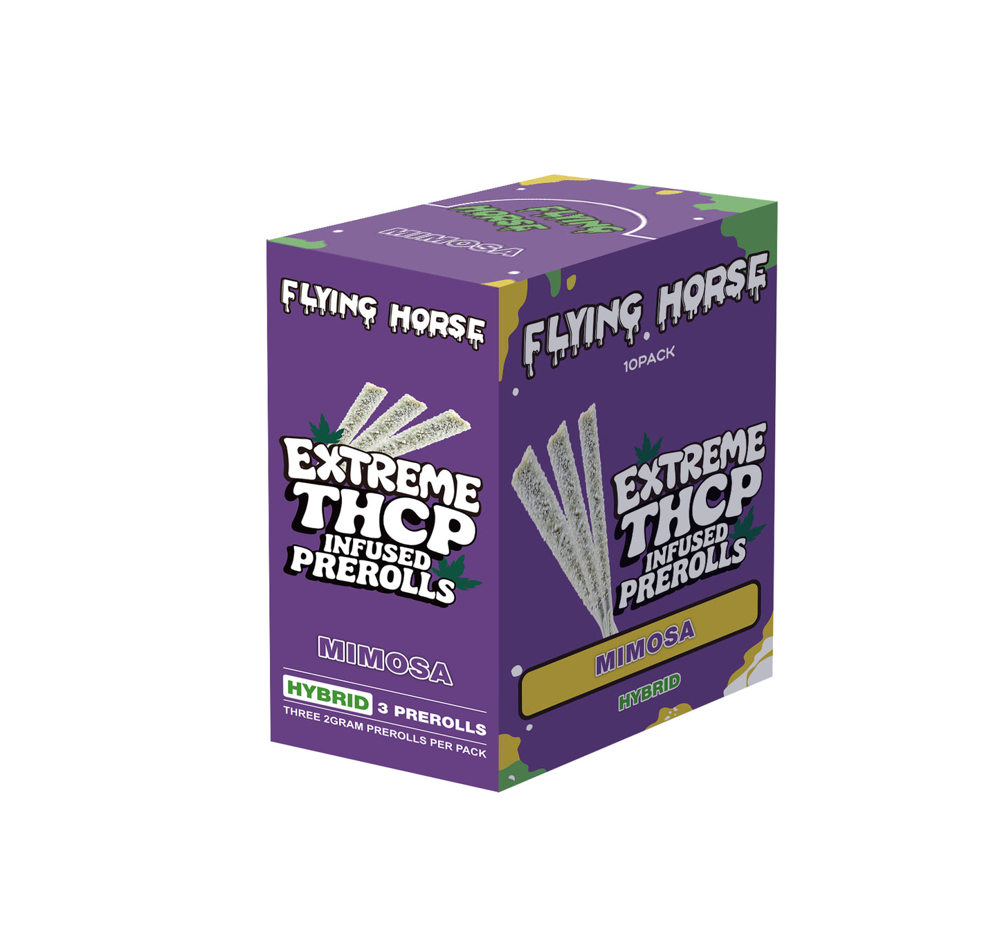 FLYING HORSE EXTREME THCP INFUSED PREROLLS 3CT/10CT/BX