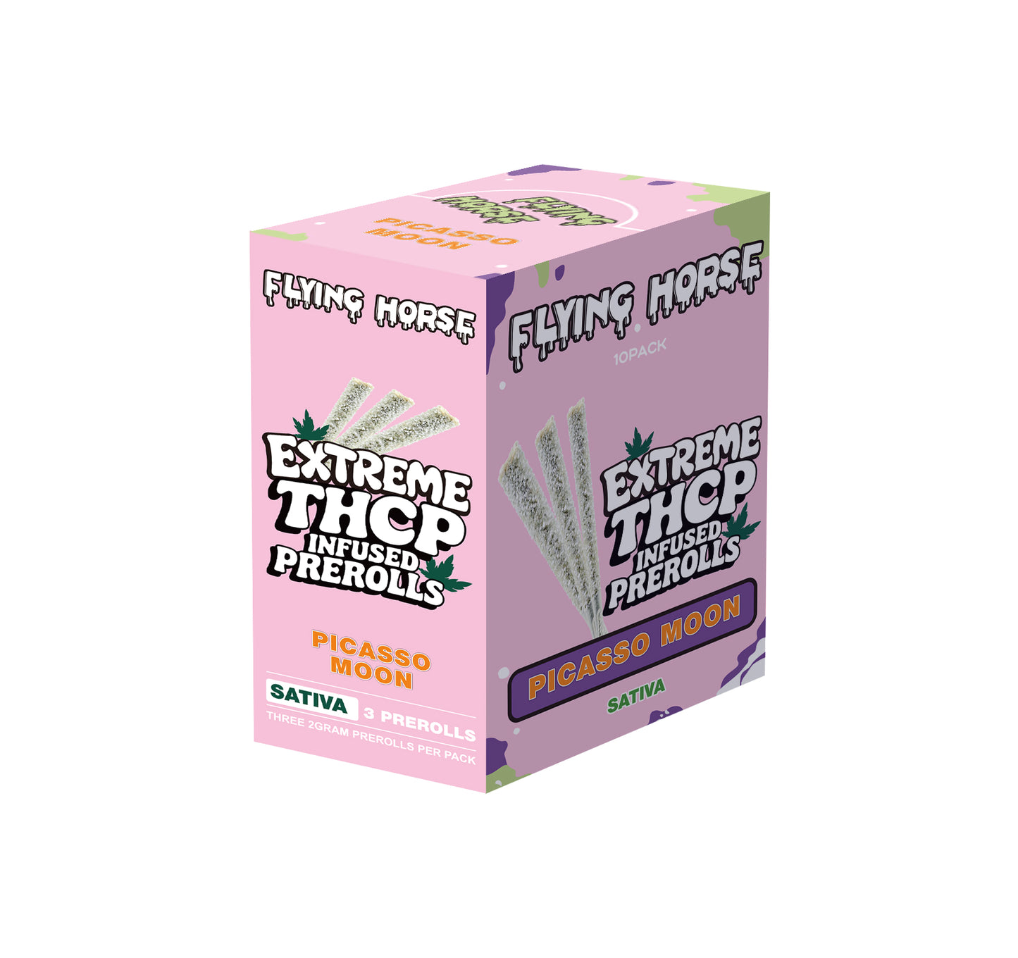 FLYING HORSE EXTREME THCP INFUSED PREROLLS 3CT/10CT/BX