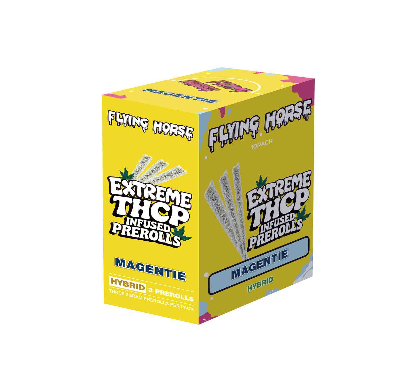 FLYING HORSE EXTREME THCP INFUSED PREROLLS 3CT/10CT/BX