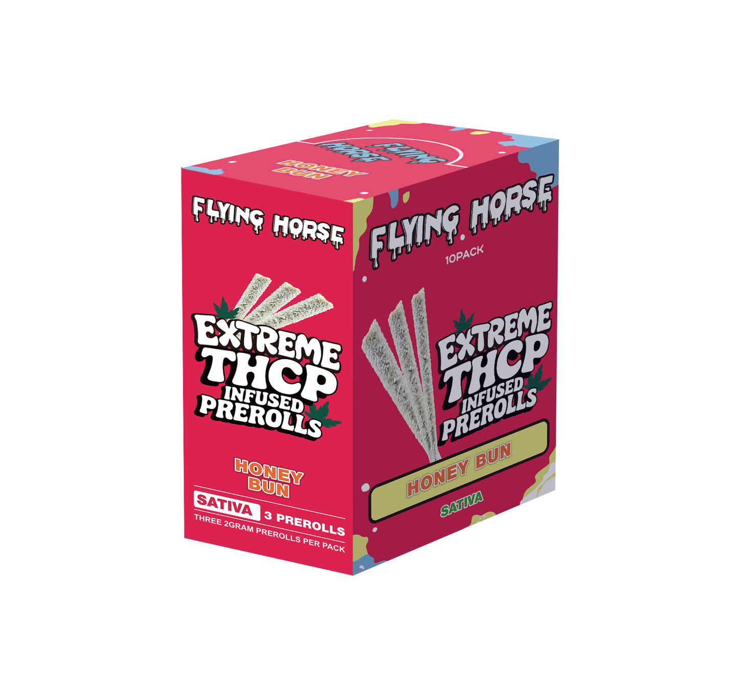 FLYING HORSE EXTREME THCP INFUSED PREROLLS 3CT/10CT/BX