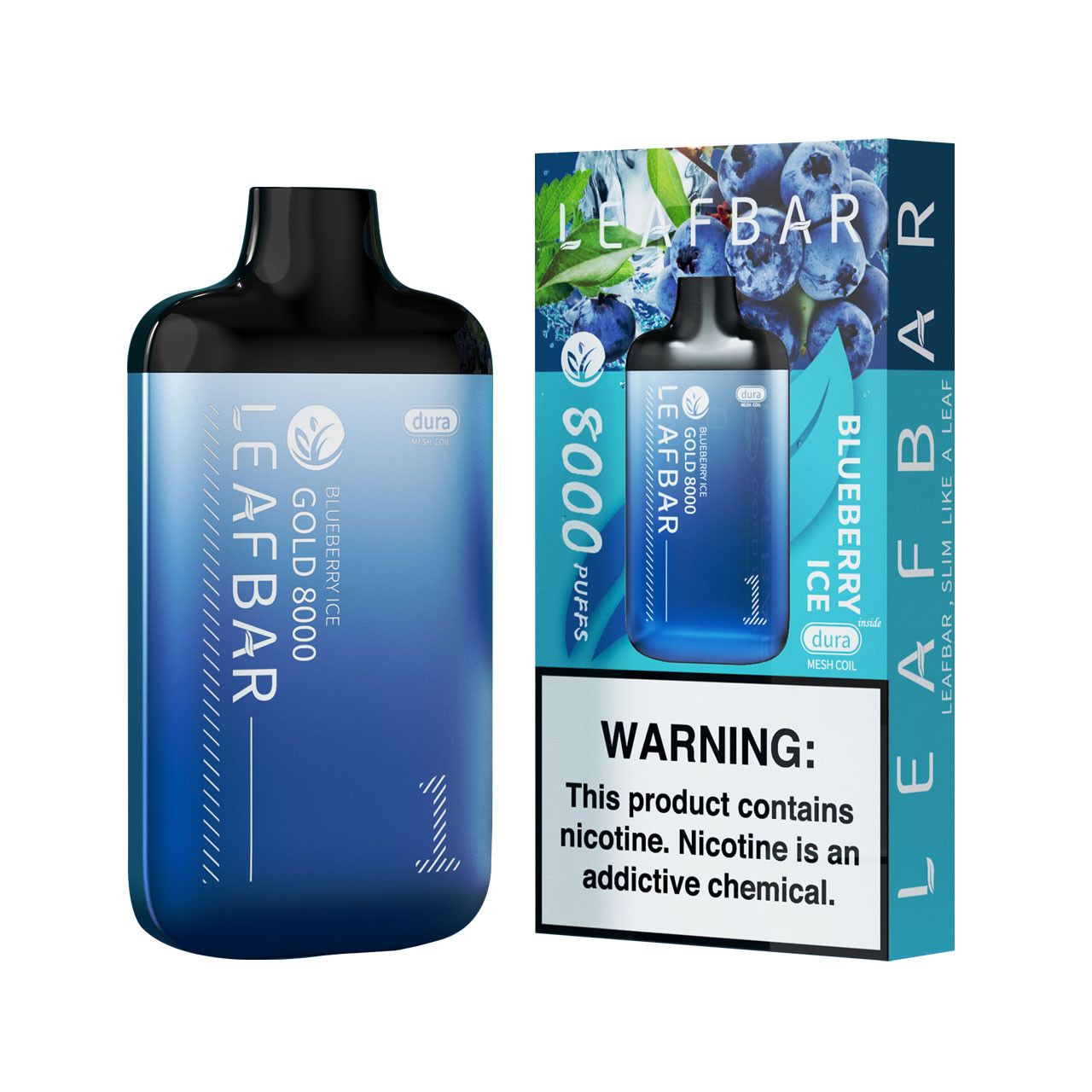 LEAFBAR 8000PUFFS 5CT/BX