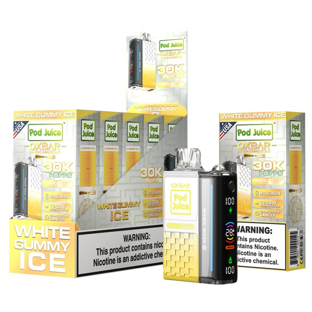 OXBAR POD JUICE 30K PUFFS DISP. 5CT/BX