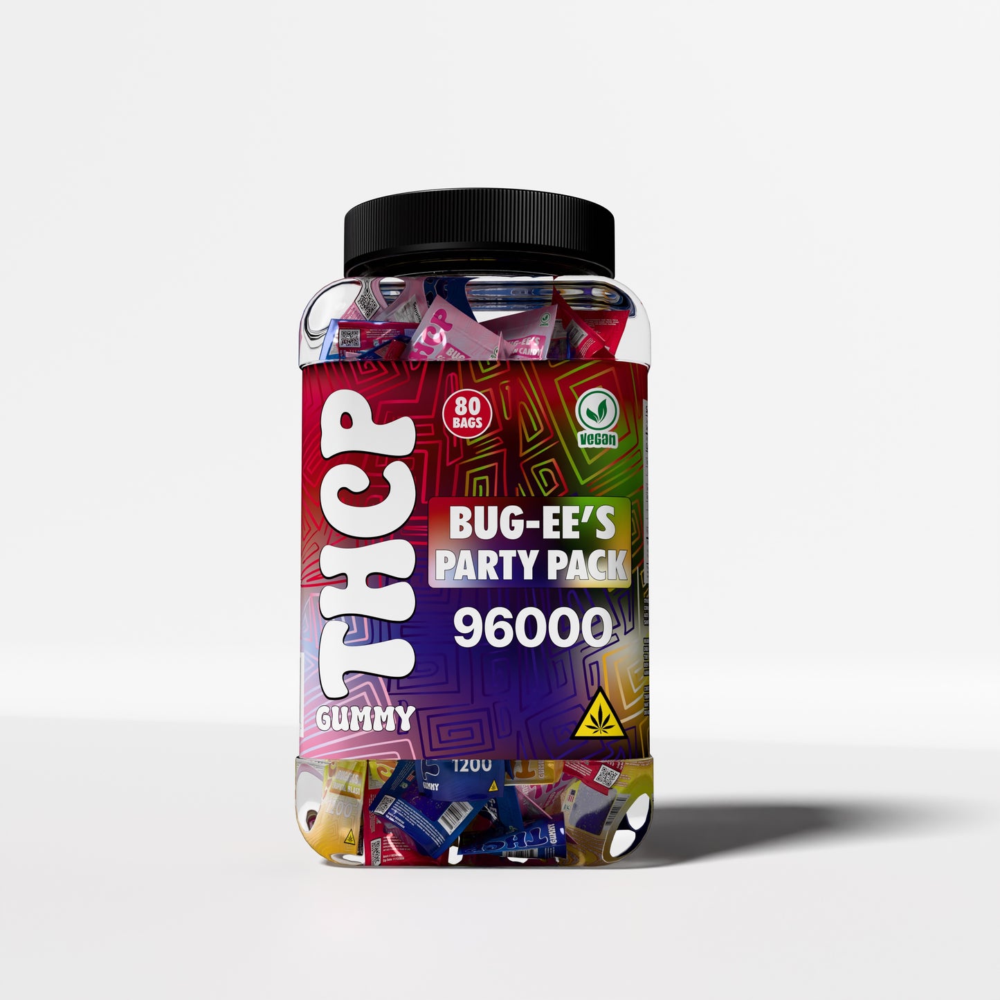 BUGEE'S GUMMIES THCP 96000 80CT/JAR