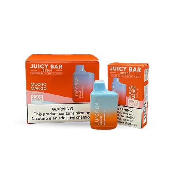 JUICY BAR 2500PUFFS DISPOSABLE 10CT/BX