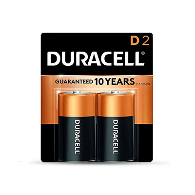 DURACELL D 2 PK ( 6CT BOX )