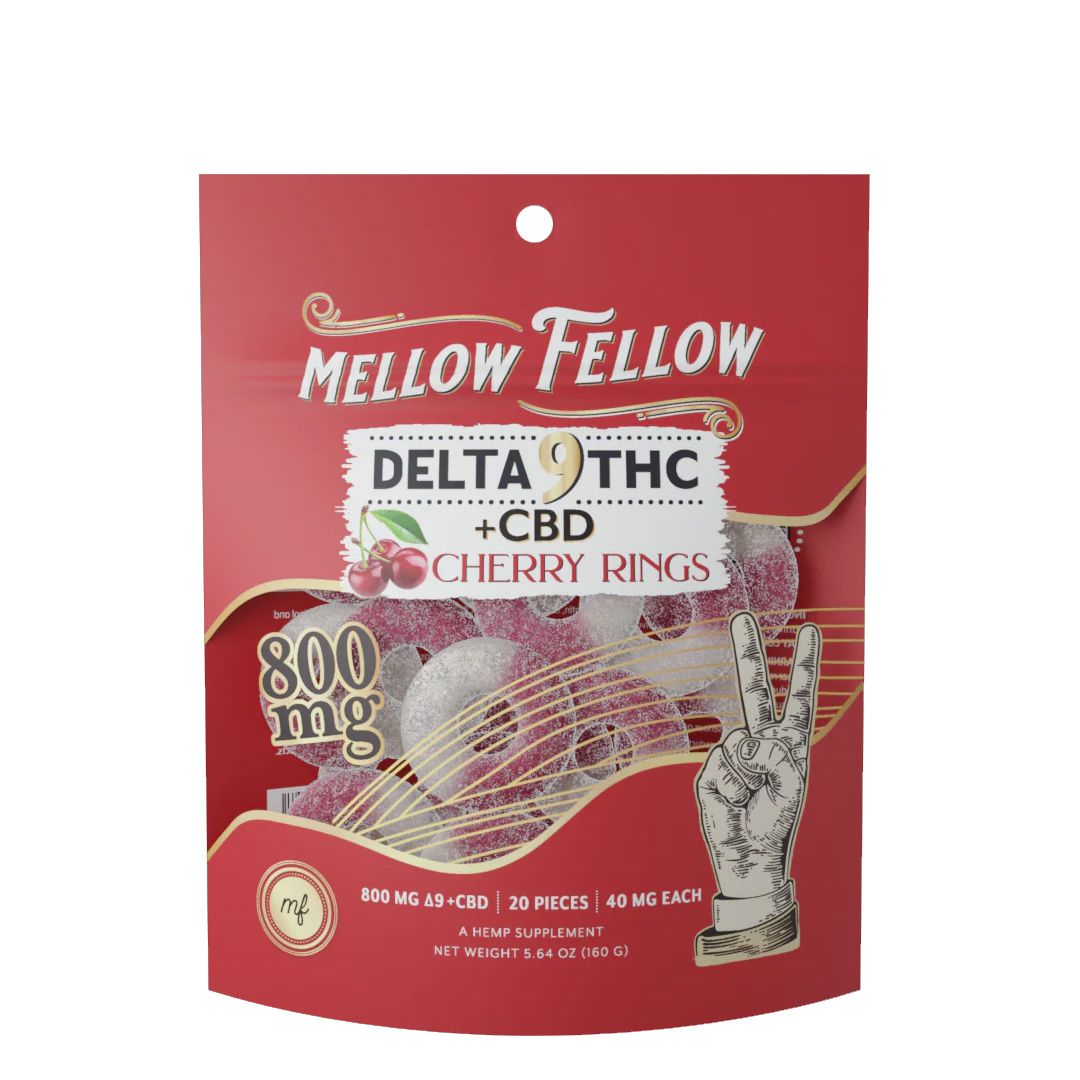 MELLOW FELLOW D9 THC+ CBD GUMMIES 20CT/BAG