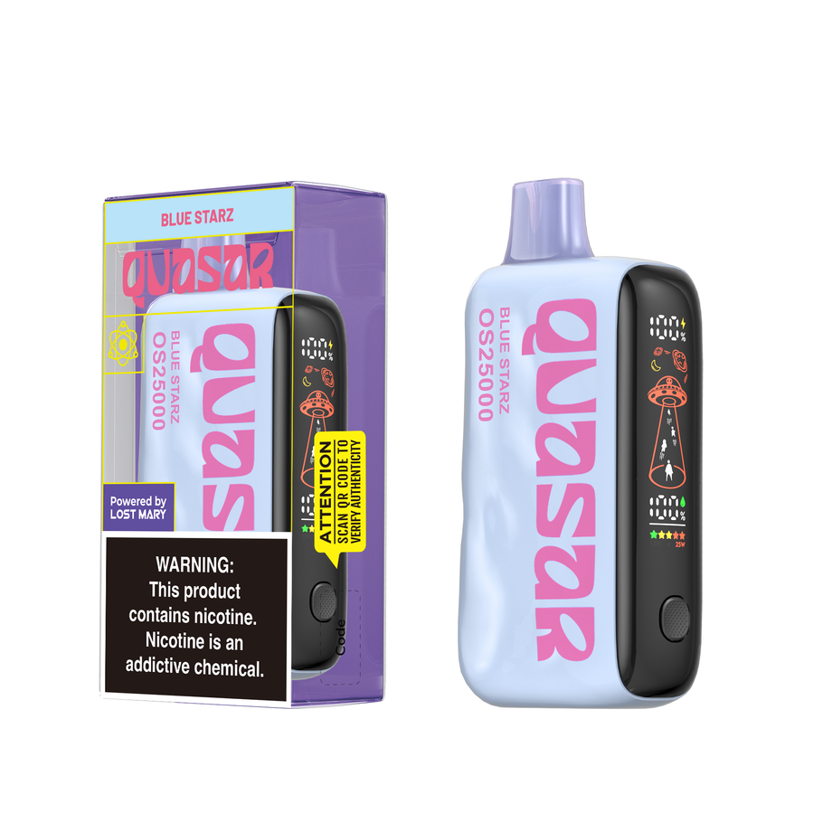 QUASAR OS 25000 PUFFS DISPOSABLE 5CT/BX