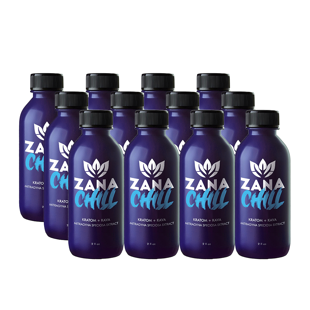 ZANA CHILL 60ML KRATOM + KAVA 12CT/BX