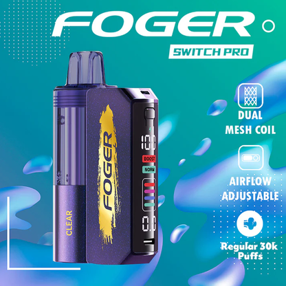 FOGER 30000PUFFS DISPOSABLE 5CT/BX