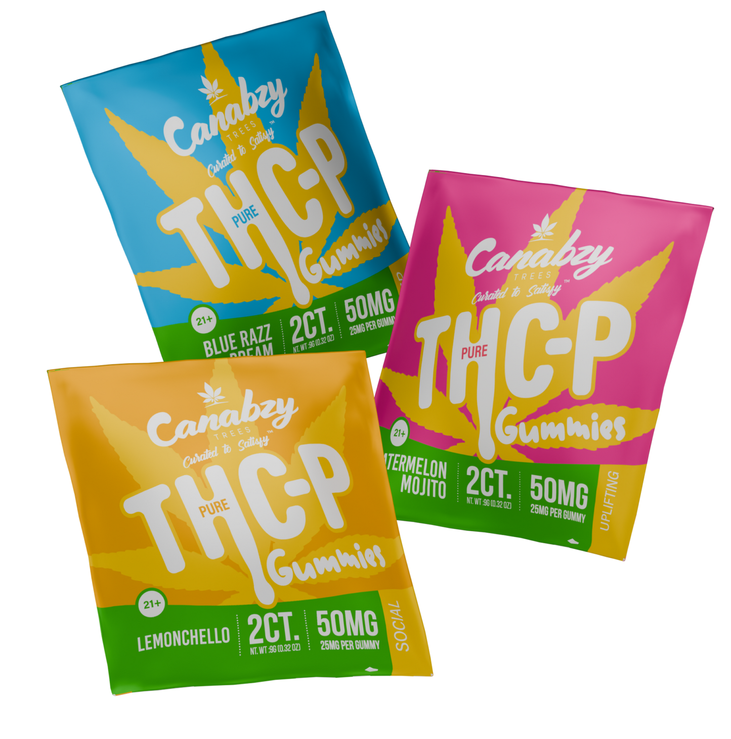 CANABZY 50MG THCP GUMMIES 2CT/24CT/BX