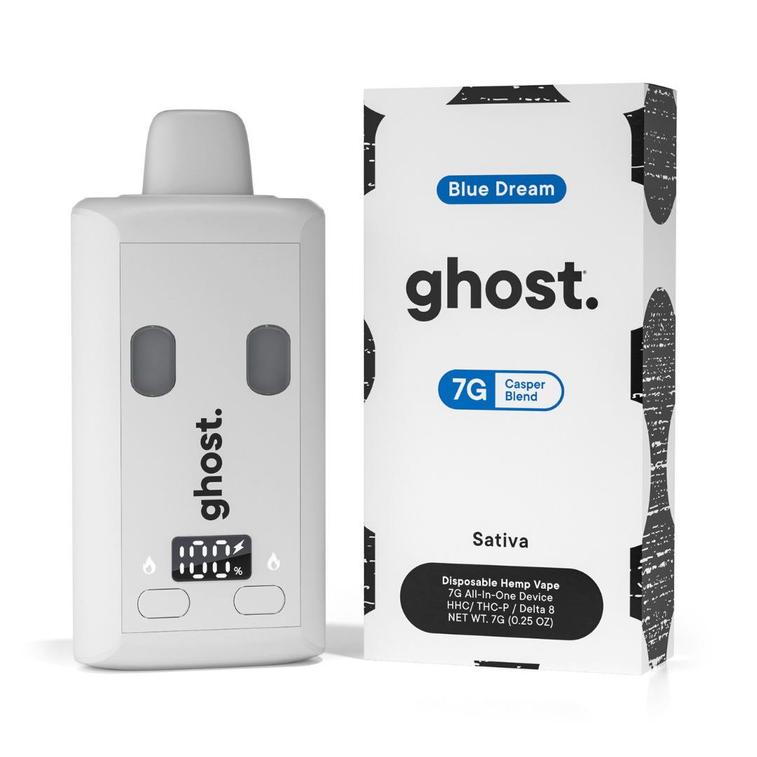 GHOST 7GM HEMP VAPE DISPOSABLE 5CT/BX