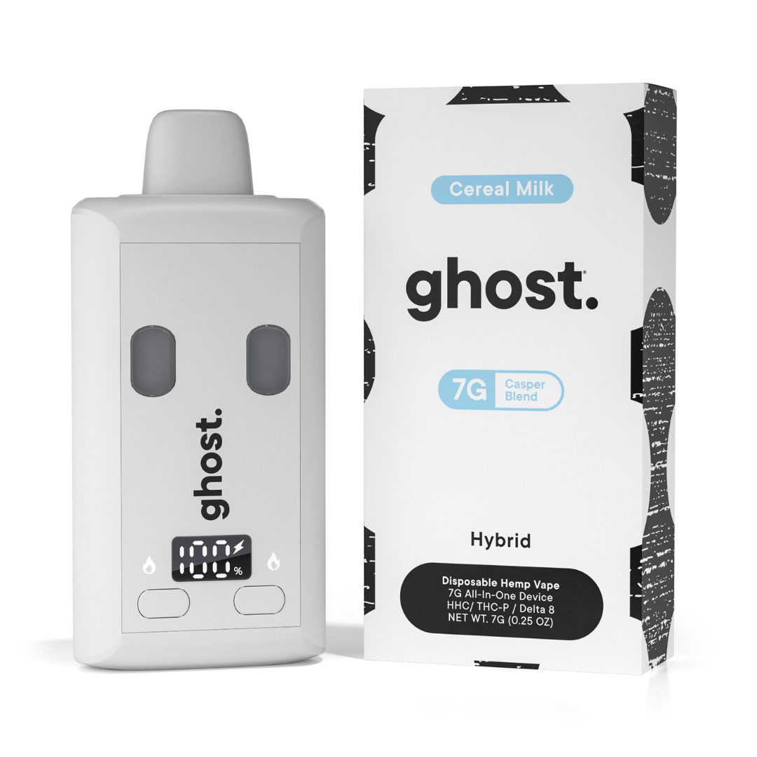 GHOST 7GM HEMP VAPE DISPOSABLE 5CT/BX