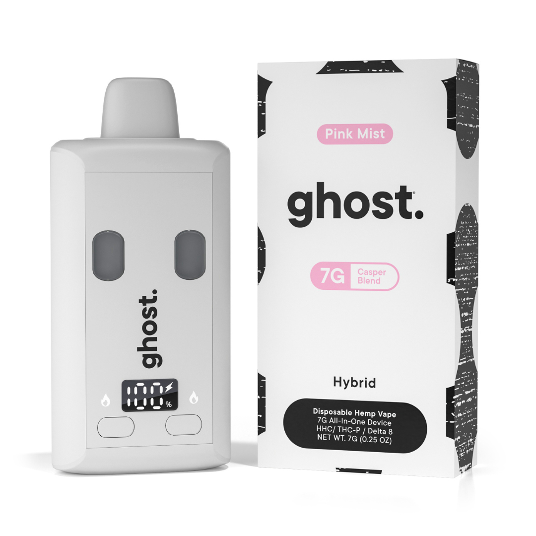 GHOST 7GM HEMP VAPE DISPOSABLE 5CT/BX