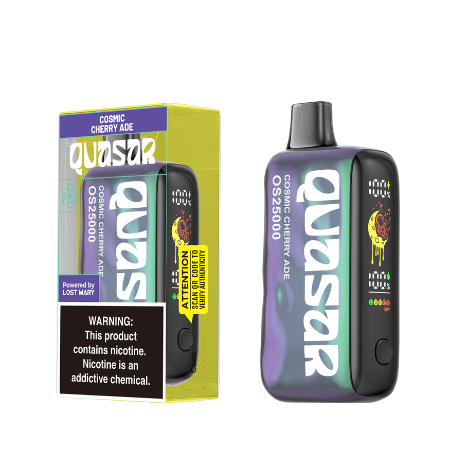 QUASAR OS 25000 PUFFS DISPOSABLE 5CT/BX