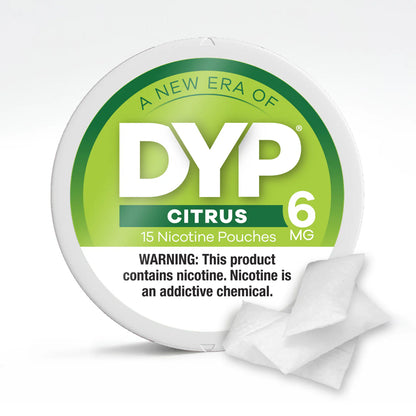 DYP 6MG NICOTINE POUCH 5CT