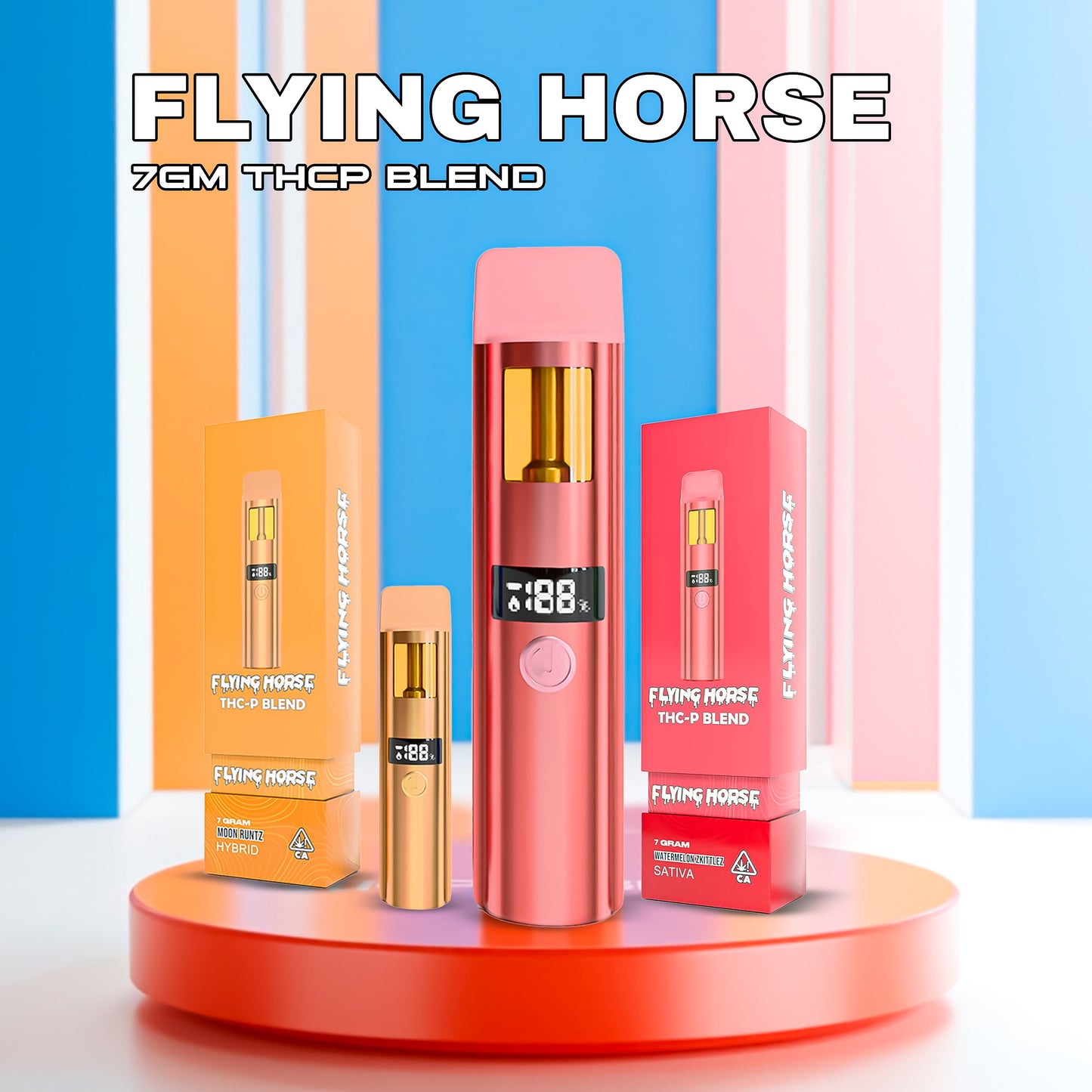 FLYING HORSE 7GM THCP BLEND DISPOSABLE 5CT/BX