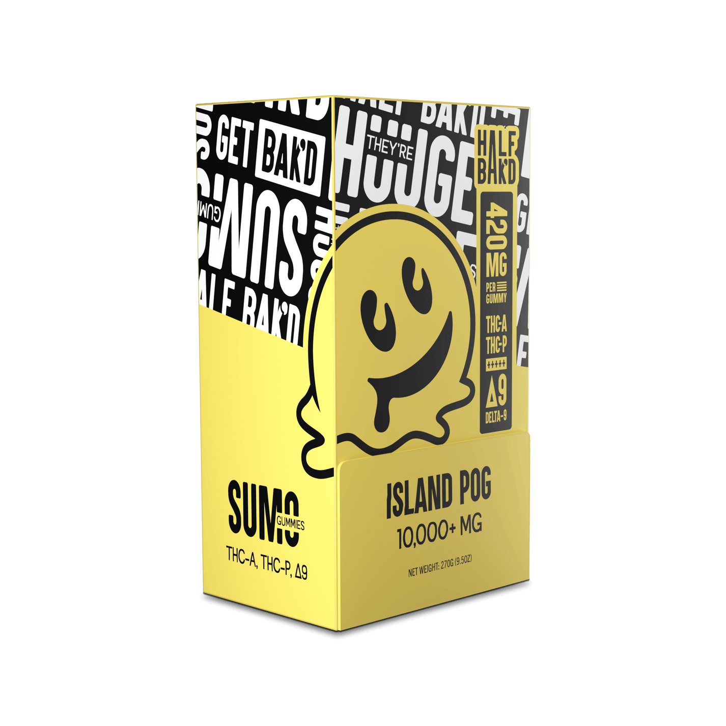 HALF BAK'D D9 SUMO GUMMIES 2CT/30PK/BX