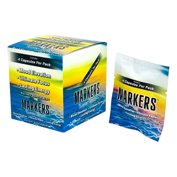 MARKERS ENERGY 4CT/PK 12CT/BX