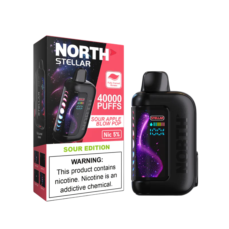 NORTH STELLAR 40000PUFFS DISPOSABLE 5CT/BX