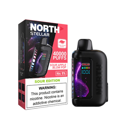 NORTH STELLAR 40000PUFFS DISPOSABLE 5CT/BX