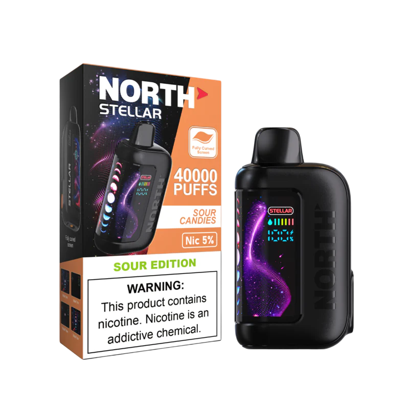 NORTH STELLAR 40000PUFFS DISPOSABLE 5CT/BX