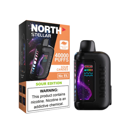 NORTH STELLAR 40000PUFFS DISPOSABLE 5CT/BX