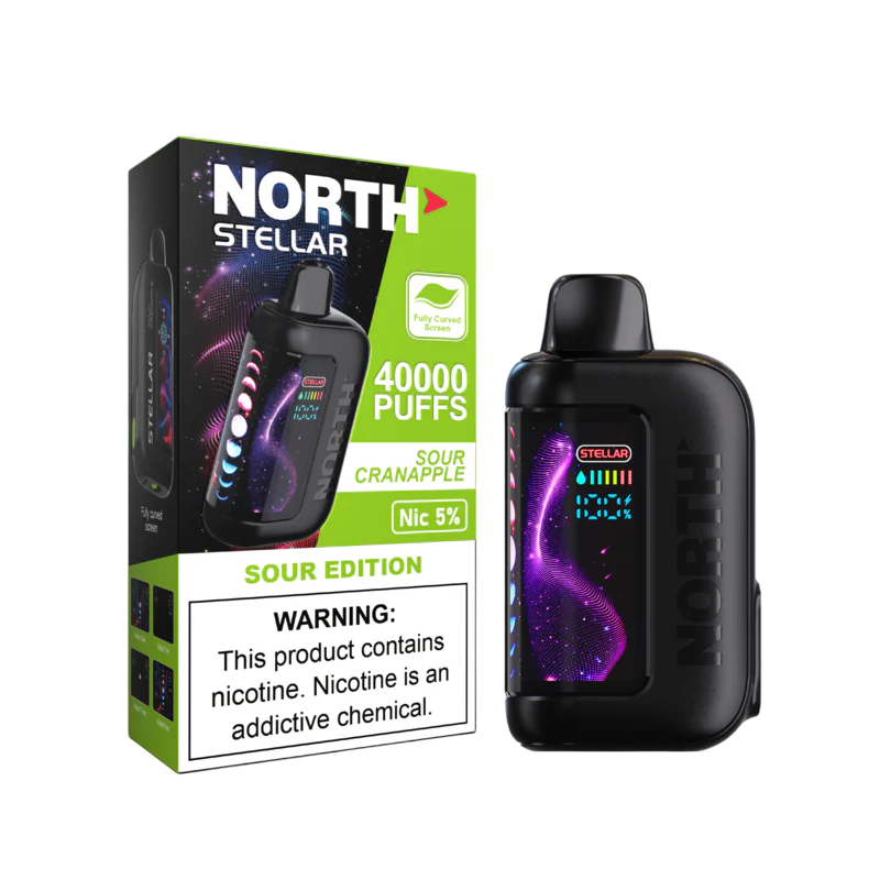 NORTH STELLAR 40000PUFFS DISPOSABLE 5CT/BX