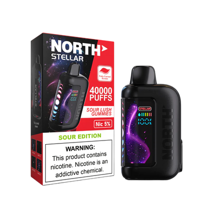 NORTH STELLAR 40000PUFFS DISPOSABLE 5CT/BX