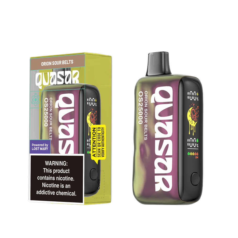 QUASAR OS 25000 PUFFS DISPOSABLE 5CT/BX