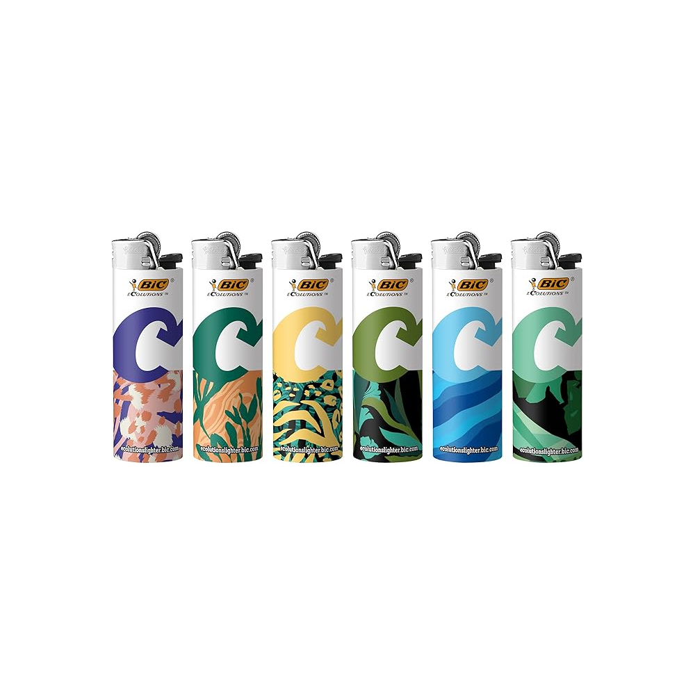 BIC ECOLUTION LIGHTERS 50CT/BX