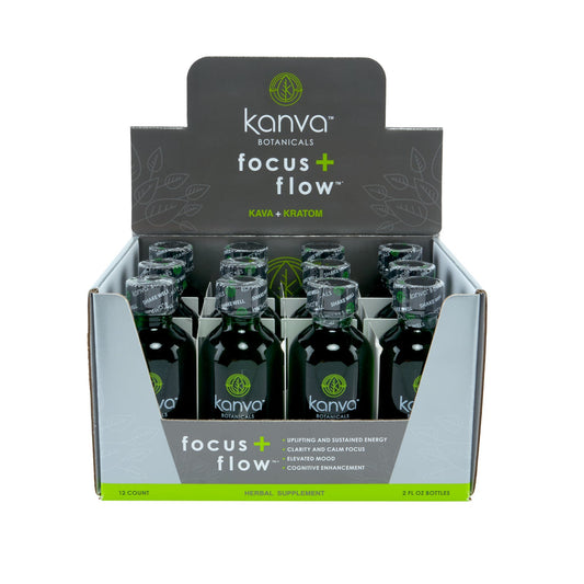 KANVA KAVA FOCUS + FLOW SHOTS 60ML 12CT/BX