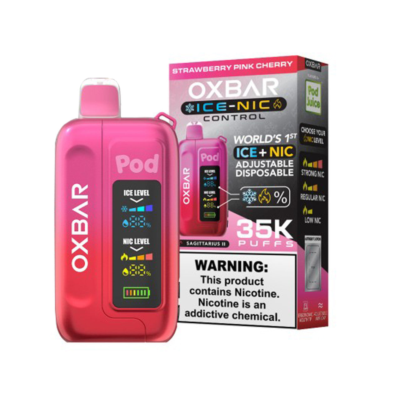 OXBAR 35K DISPOSABLES 5CT/BX