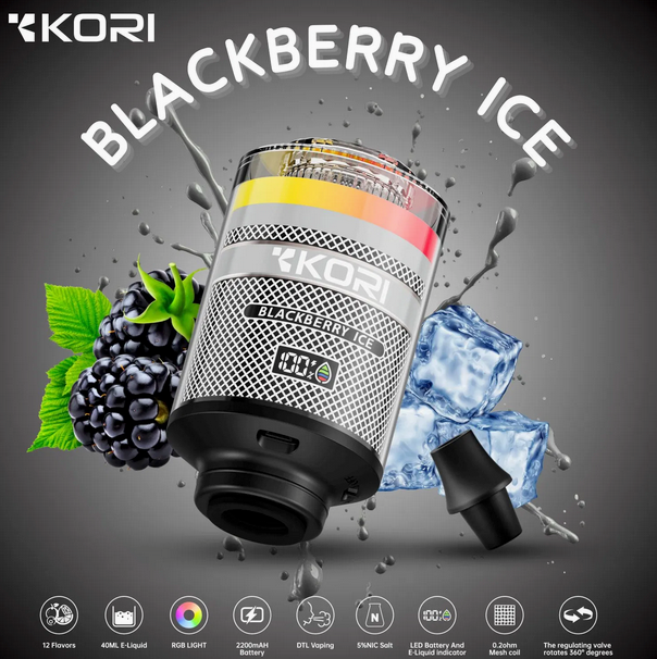 KORI E-HOOKAH 100K PUFFS 4CT/BOX