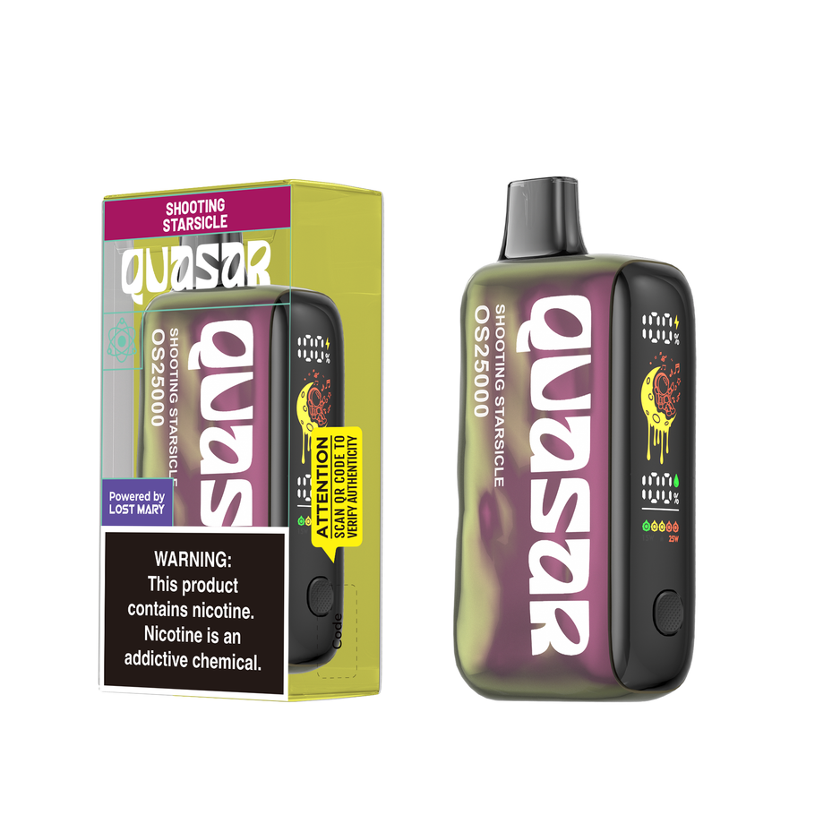 QUASAR OS 25000 PUFFS DISPOSABLE 5CT/BX