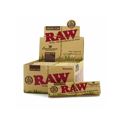 RAW ORGANIC HEMP CONNOISSEUR K/S SLIM+ TIPS 24CT (RC#4)