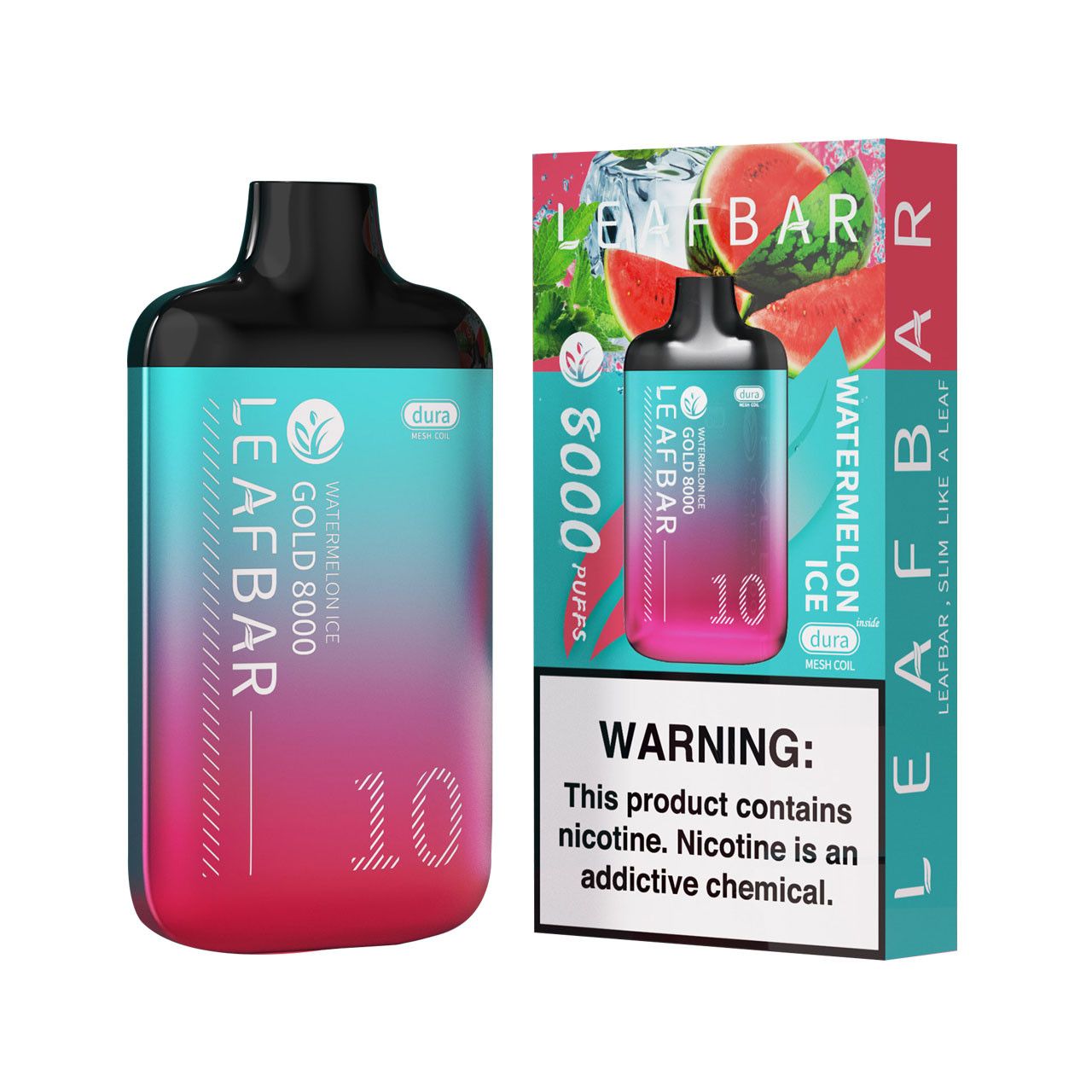 LEAFBAR 8000PUFFS 5CT/BX