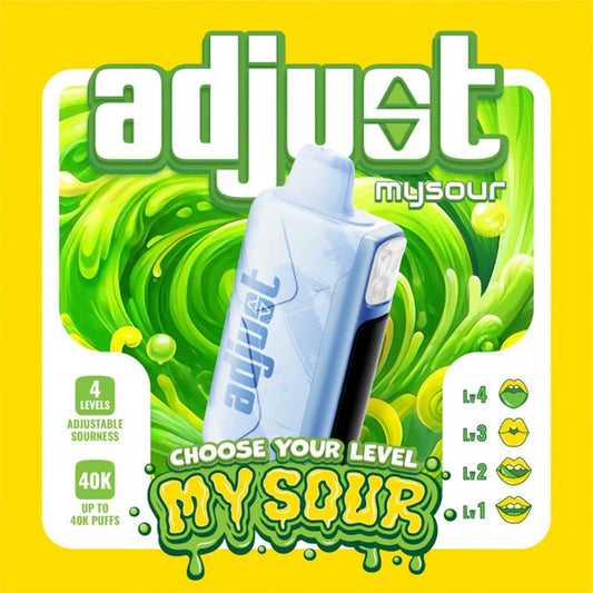 ADJUST MYSOUR 40000PUFFS DISPOSABLE 5CT/BX