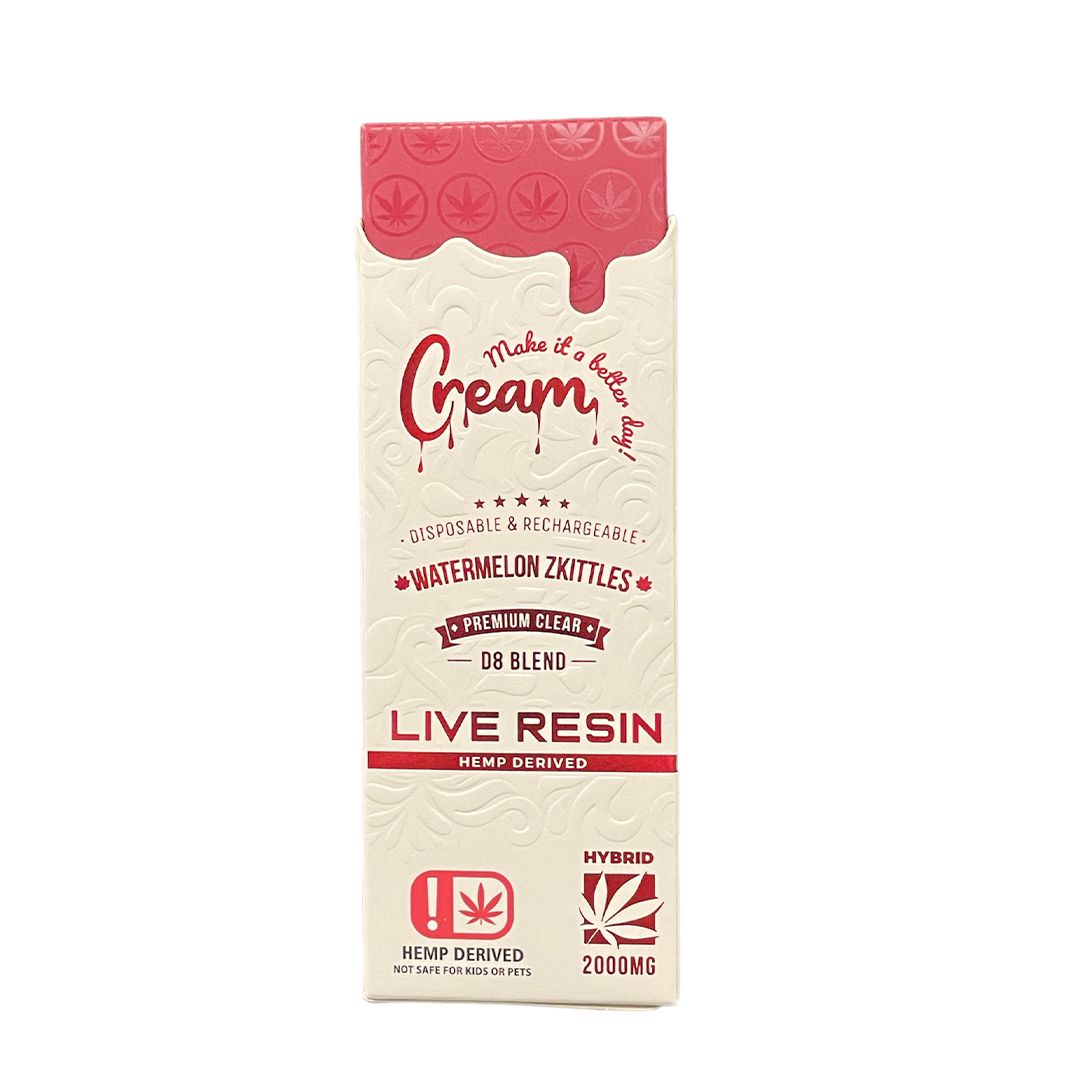 CREAM D8 BLEND 2000MG DISPOSABLE 5CT/BX