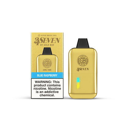 24 SEVEN GOLD BAR DISPOSABLE 5CT/BX