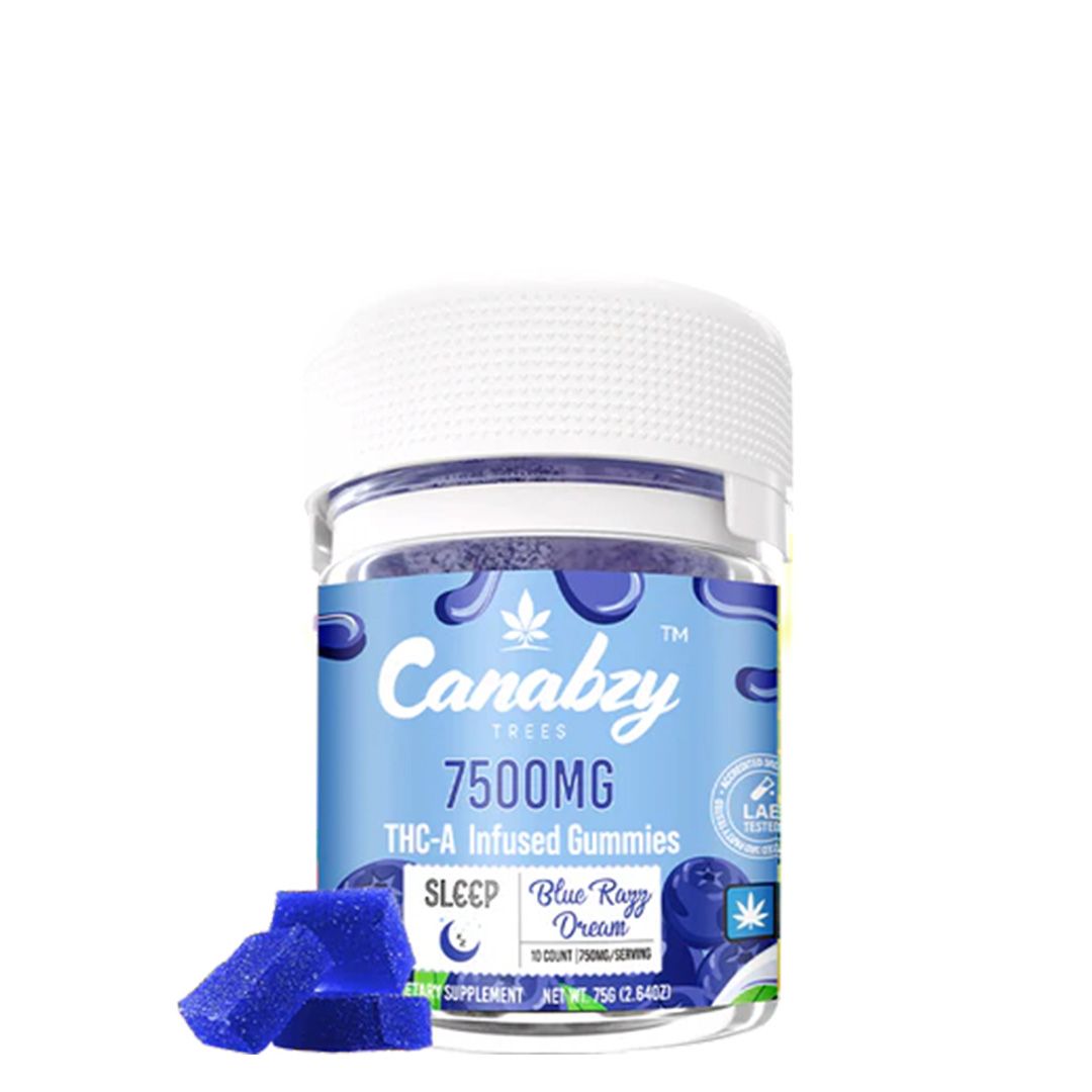 CANABZY 7500MG THC-A INFUSED  GUMMIES 10CT/JAR