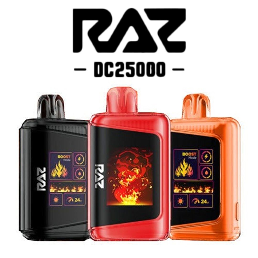 RAZ 25000 PUFFS DISPOSABLE VAPE 5CT/BX