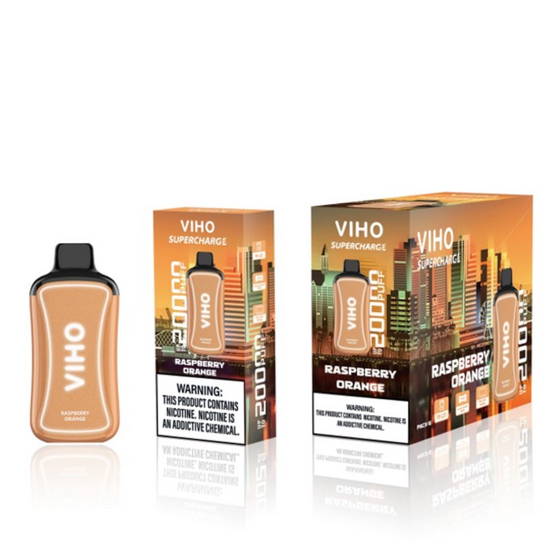 VIHO SUPERCHARGE 20000 PUFFS DISPOSABLE VAPE 5CT/BX