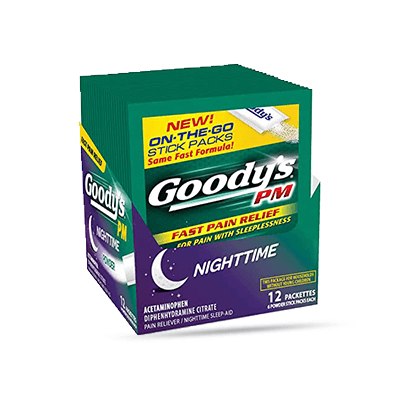 GOODY'S PM GREEN 6PK 12CTBX