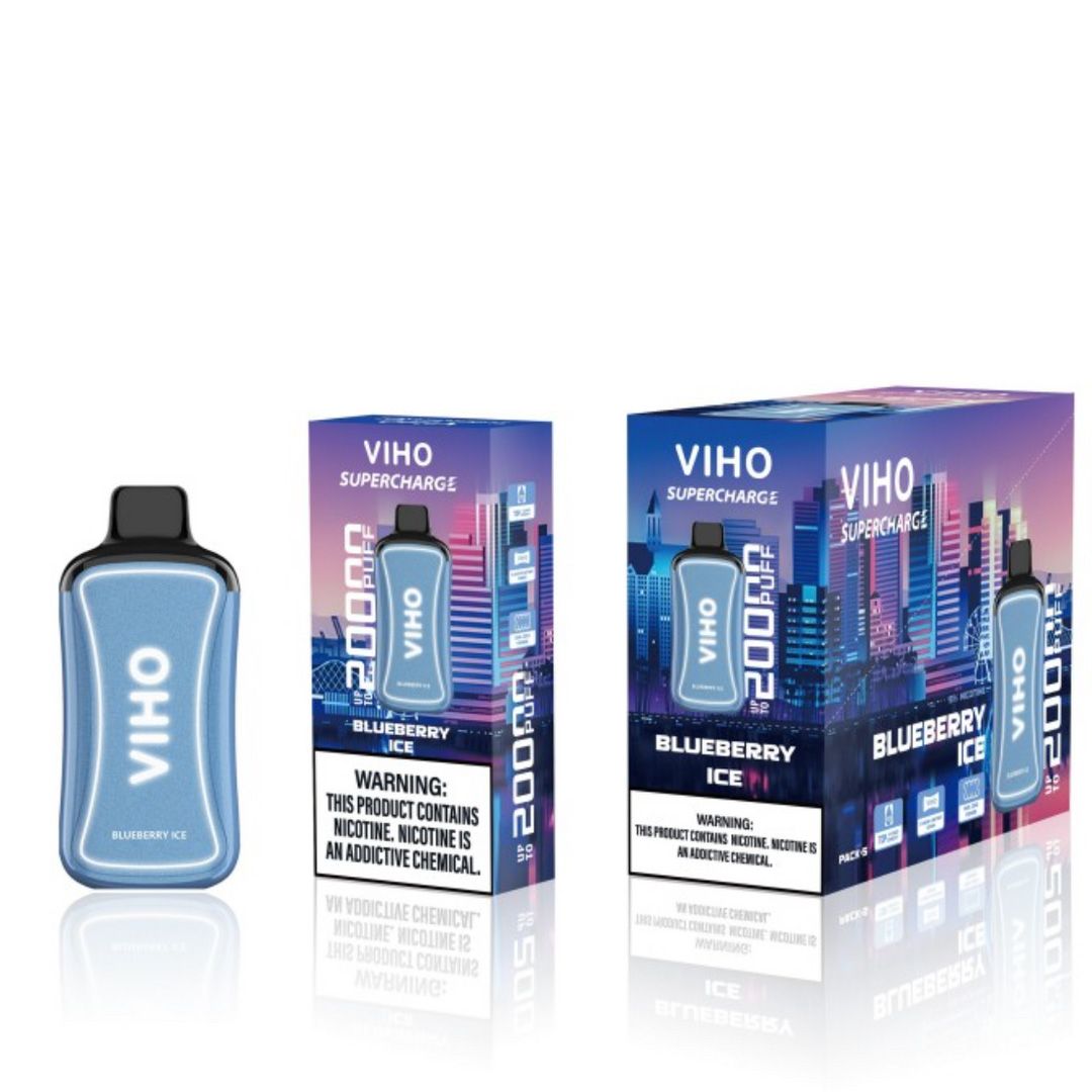 VIHO SUPERCHARGE 20000 PUFFS DISPOSABLE VAPE 5CT/BX