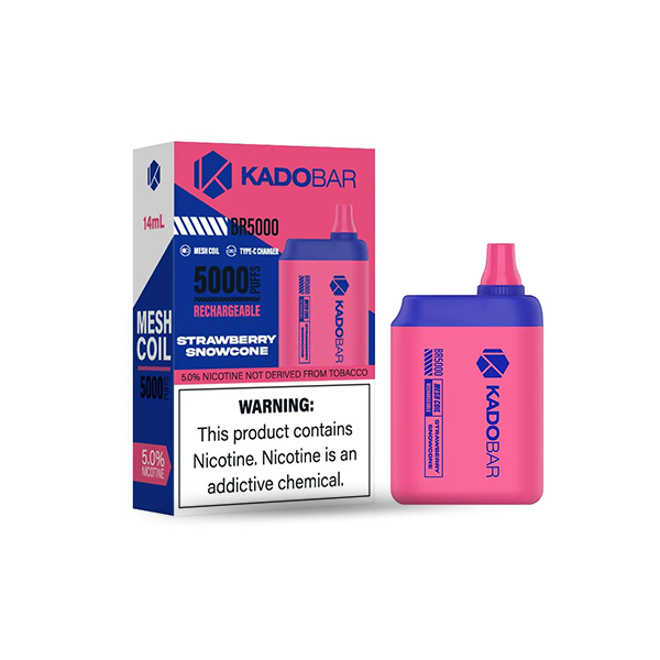 KADOBAR DISPOSABLE 5000 PUFFS 5CT/BX